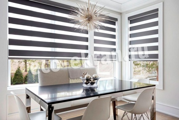 Рулонные шторы "Зебра" - Компания «Панорама» Рулонные шторы "Зебра" - Компания «Панорама»